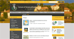Desktop Screenshot of comune.romano.vi.it